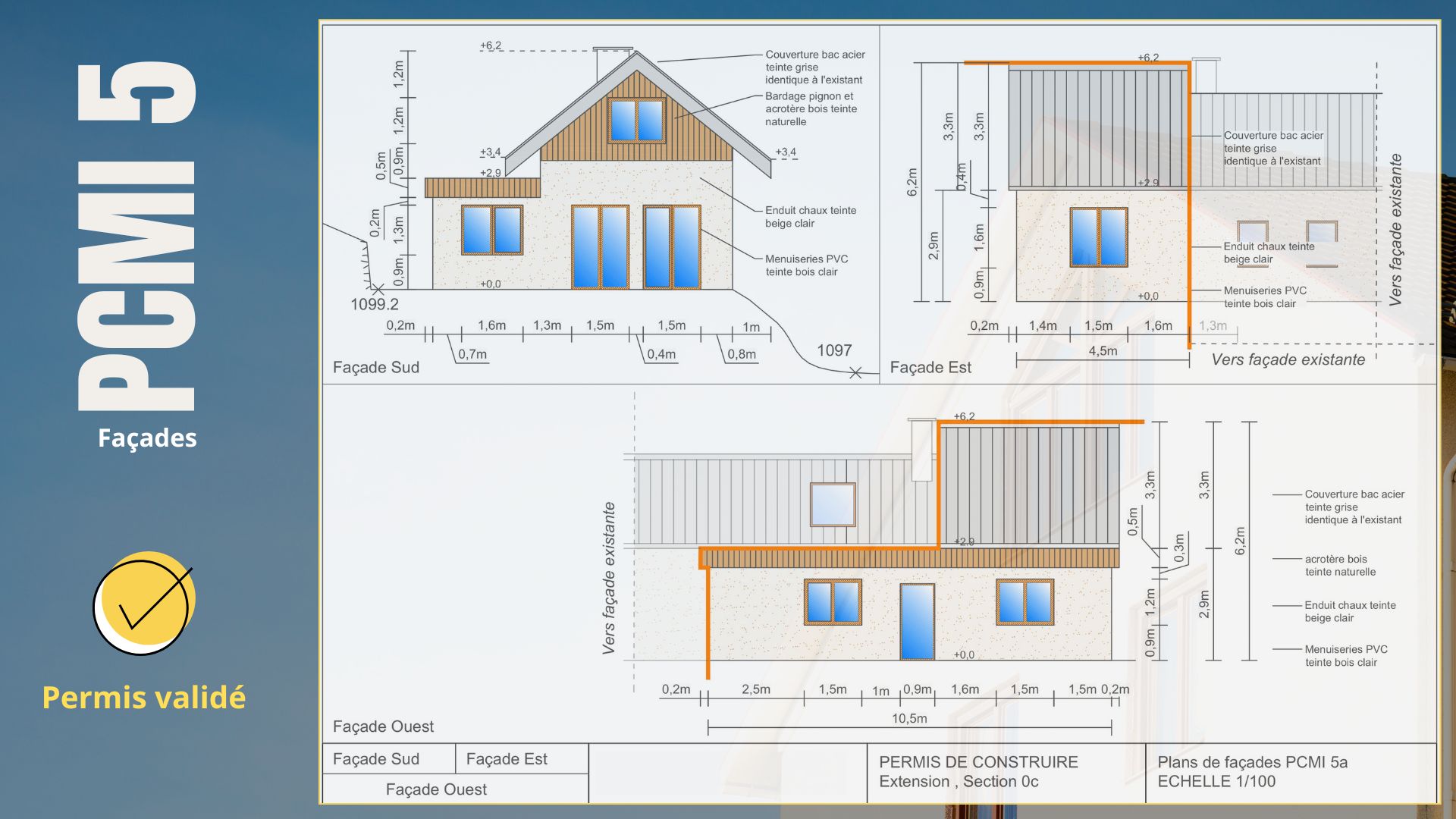Plan de façade